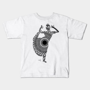 Indian Classical Dancer Kids T-Shirt